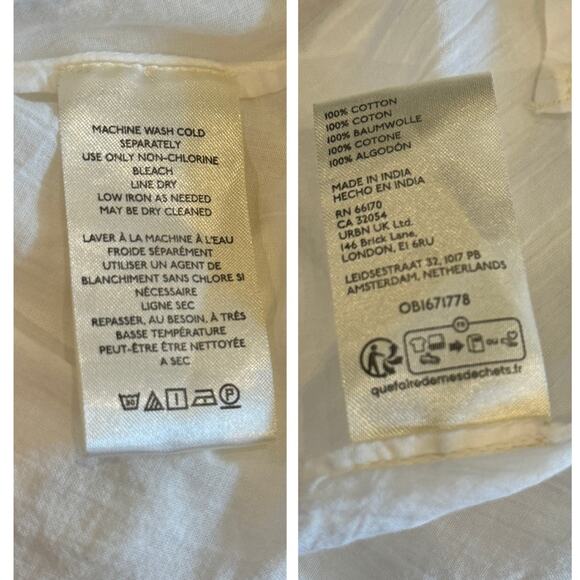 Free People x We The Free Float Away Shirt Size Medium - Picture 9 of 11